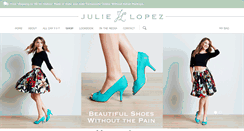Desktop Screenshot of julielopezshoes.com